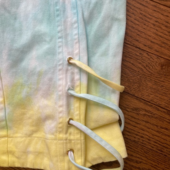 LOVESHACKFANCY Tao Pant Rainbow Radial Tie Dye Read Description - Picture 5 of 16